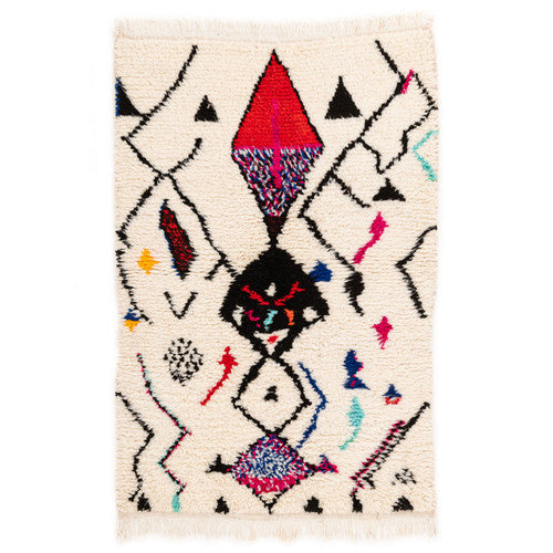 Anwa Azilal Moroccan Rug, Hand-Knotted Wool