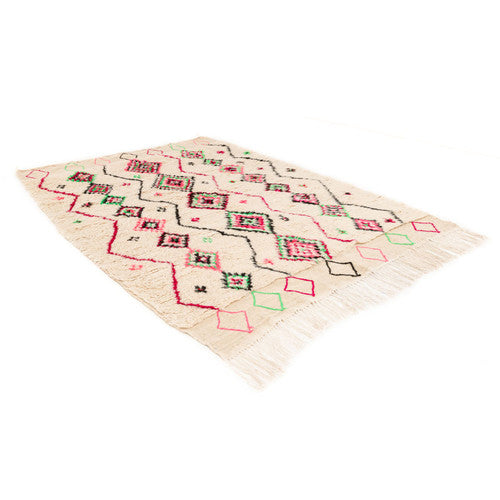 Tiziri Azilal Moroccan Rug, Hand-Knotted Wool