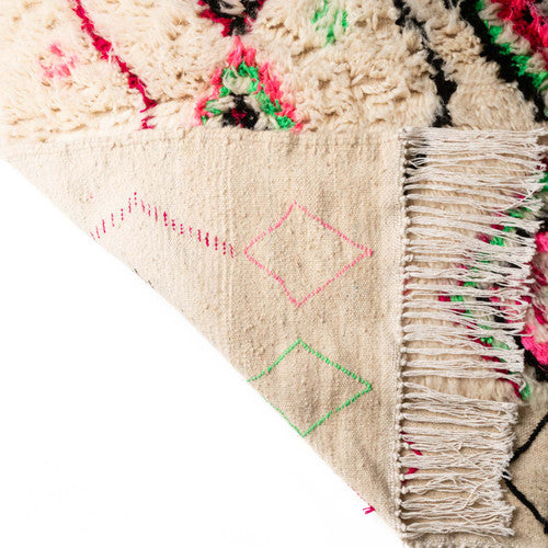 Tiziri Azilal Moroccan Rug, Hand-Knotted Wool