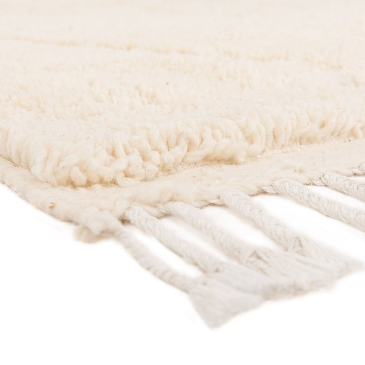 Igoudar Beni Ourain Moroccan Rug, Hand-Knotted Wool