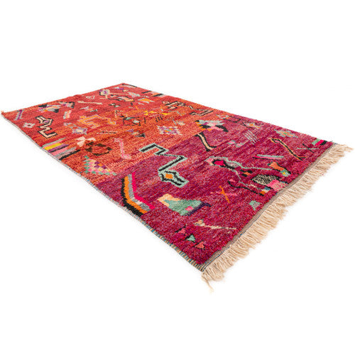 Fom Zguid Boujad Moroccan Rug, Hand-Knotted Wool