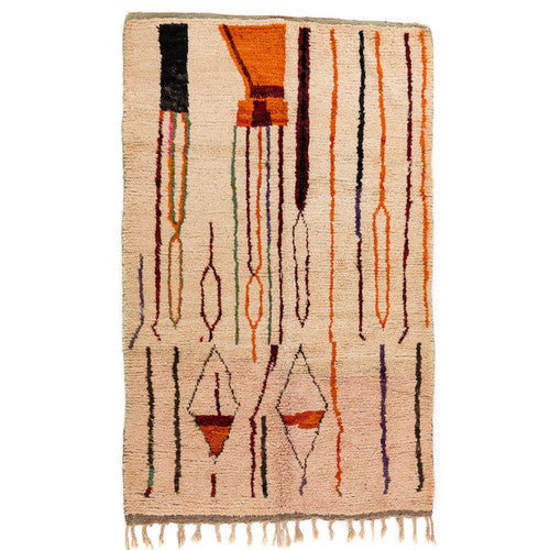 Tafoughalt Boujad Moroccan Rug, Hand-Knotted Wool