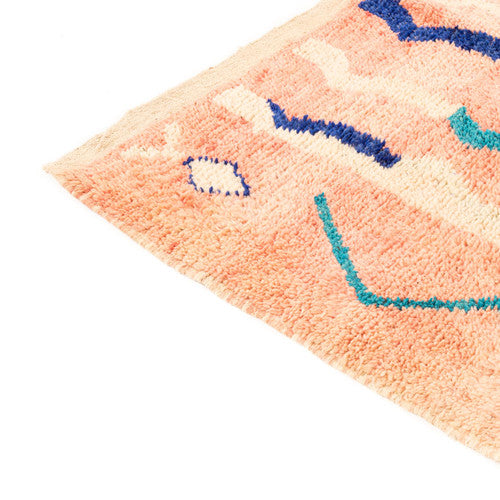 Tinghir Boujad Moroccan Rug, Hand-Knotted Wool