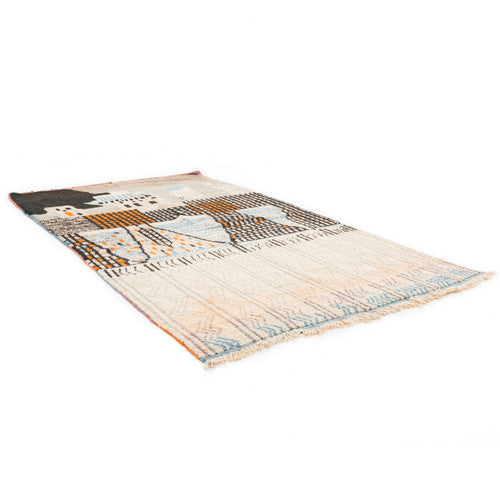 Imouzzer Boujad Moroccan Rug, Hand-Knotted Wool