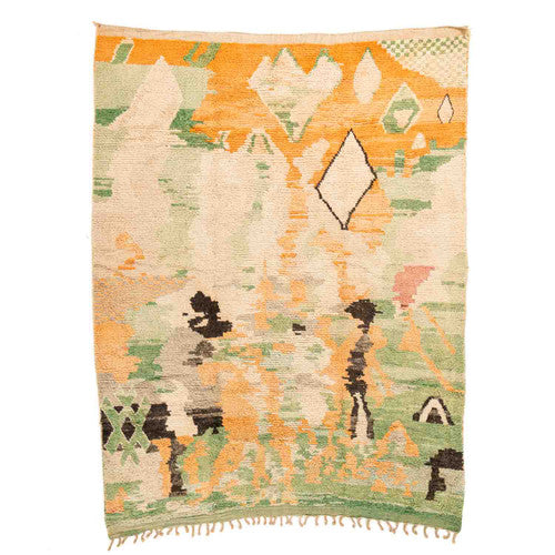 Tamegrout Boujad Moroccan Rug, Hand-Knotted Wool