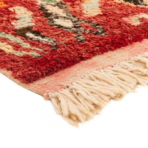 Asni Boujad Moroccan Rug, Hand-Knotted Wool