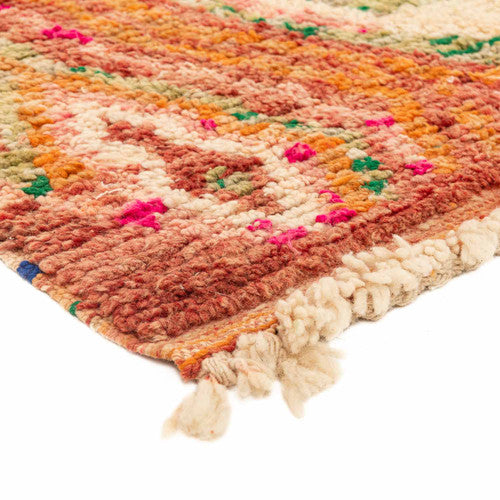 Idurar Boujad Moroccan Rug, Hand-Knotted Wool