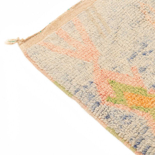Nkob Boujad Moroccan Rug, Hand-Knotted Wool