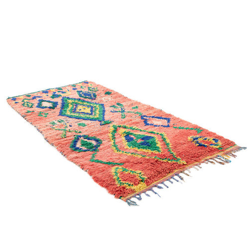 Salas Azilal Moroccan Rug, Hand-Knotted Wool