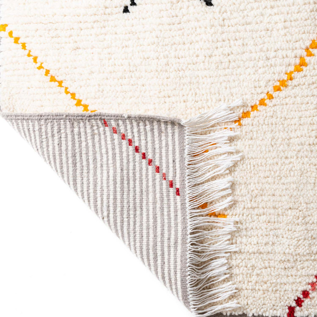 Aitusa Beni Ourain Moroccan Rug, Hand-Knotted Wool