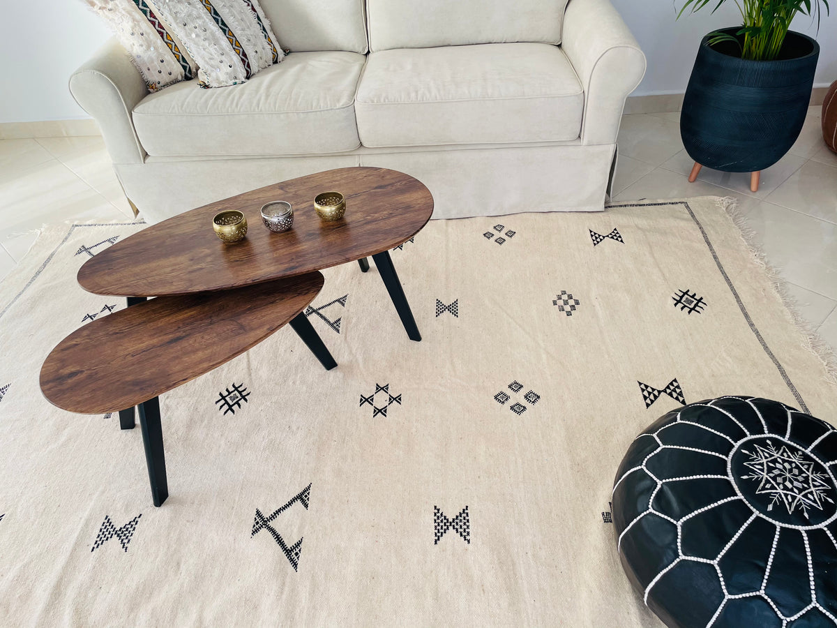 Azilal Moroccan Rug, Hand-Knotted Wool