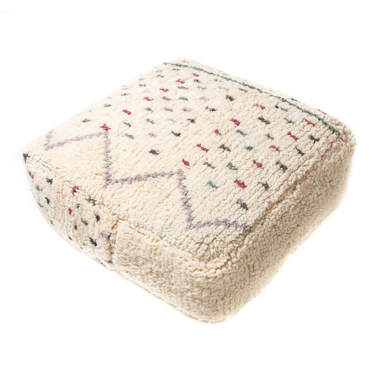 Handmade Moroccan Floor Cushion - Beni Ourain