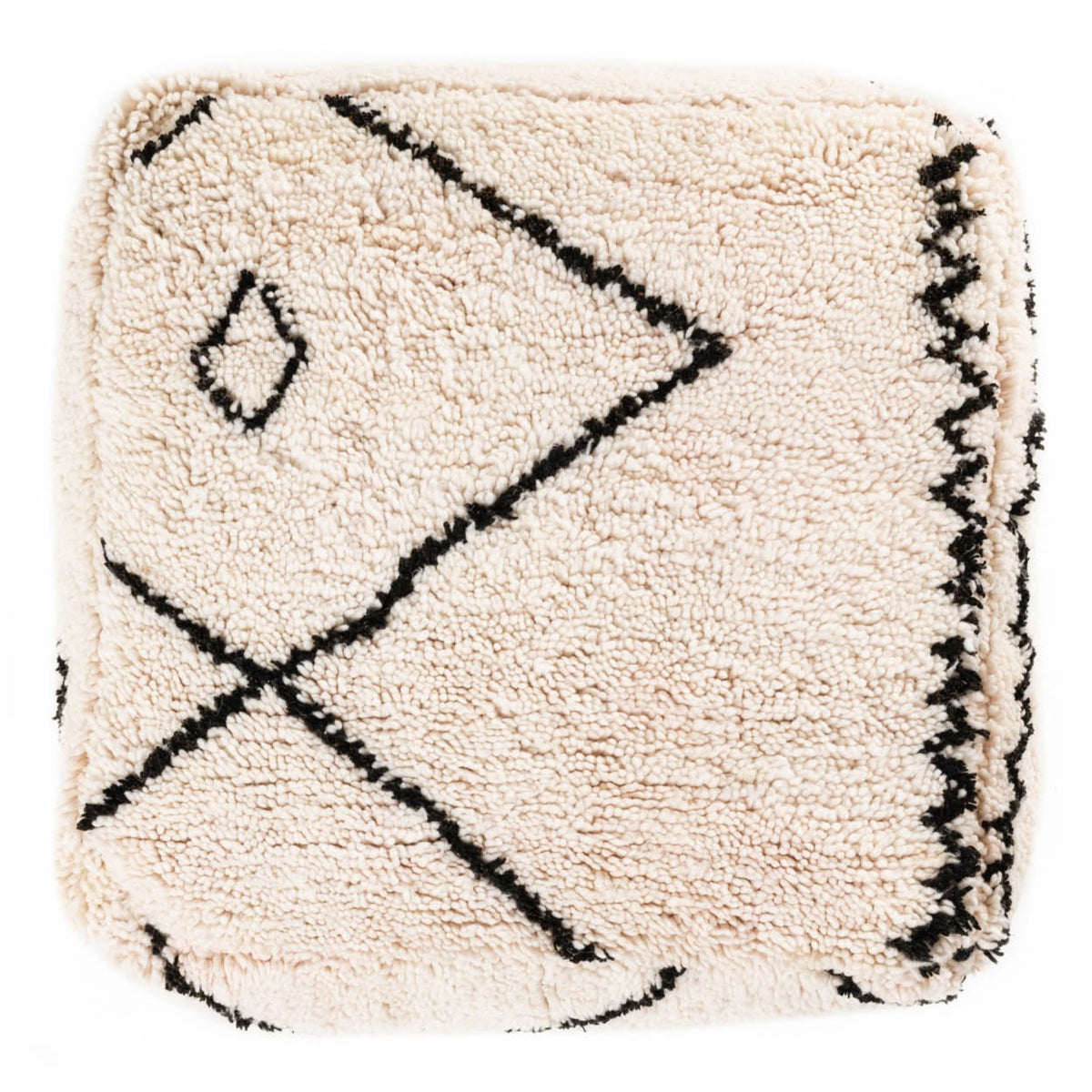 Handmade Moroccan Floor Cushion - Beni Ourain