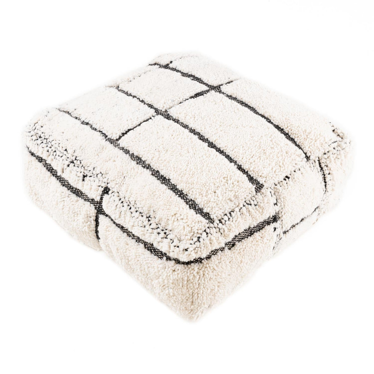 Handmade Moroccan Floor Cushion - Beni Ourain