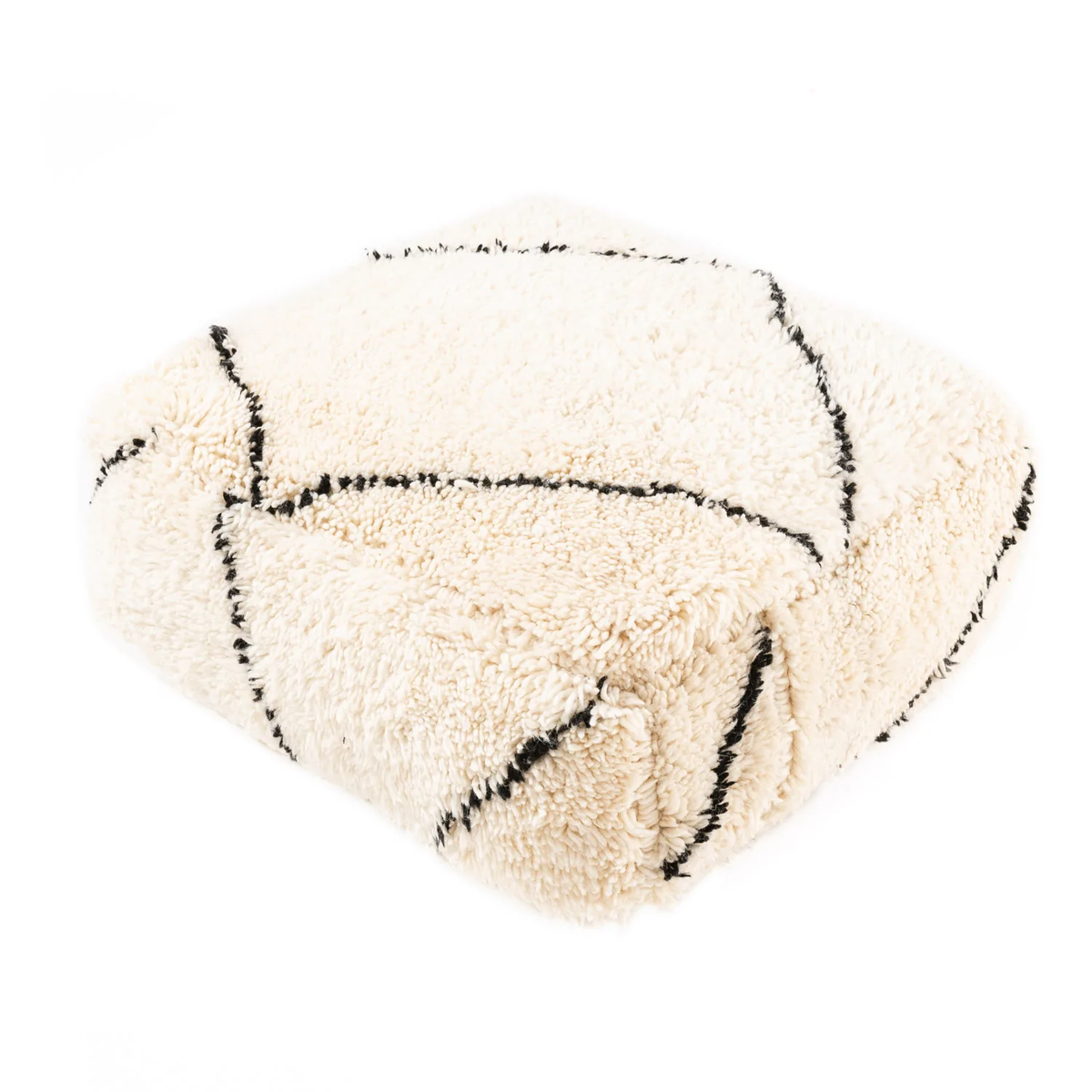 Handmade Moroccan Floor Cushion - Beni Ourain