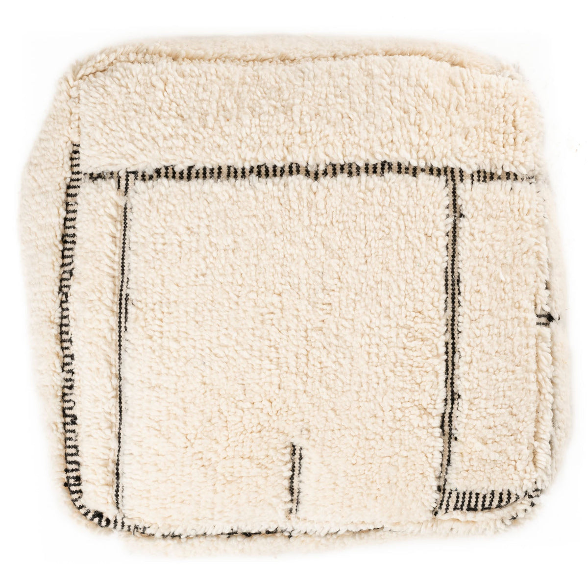 Handmade Moroccan Floor Cushion - Beni Ourain