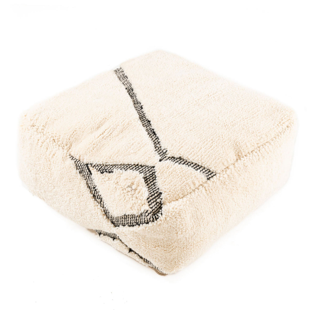Handmade Moroccan Floor Cushion - Beni Ourain