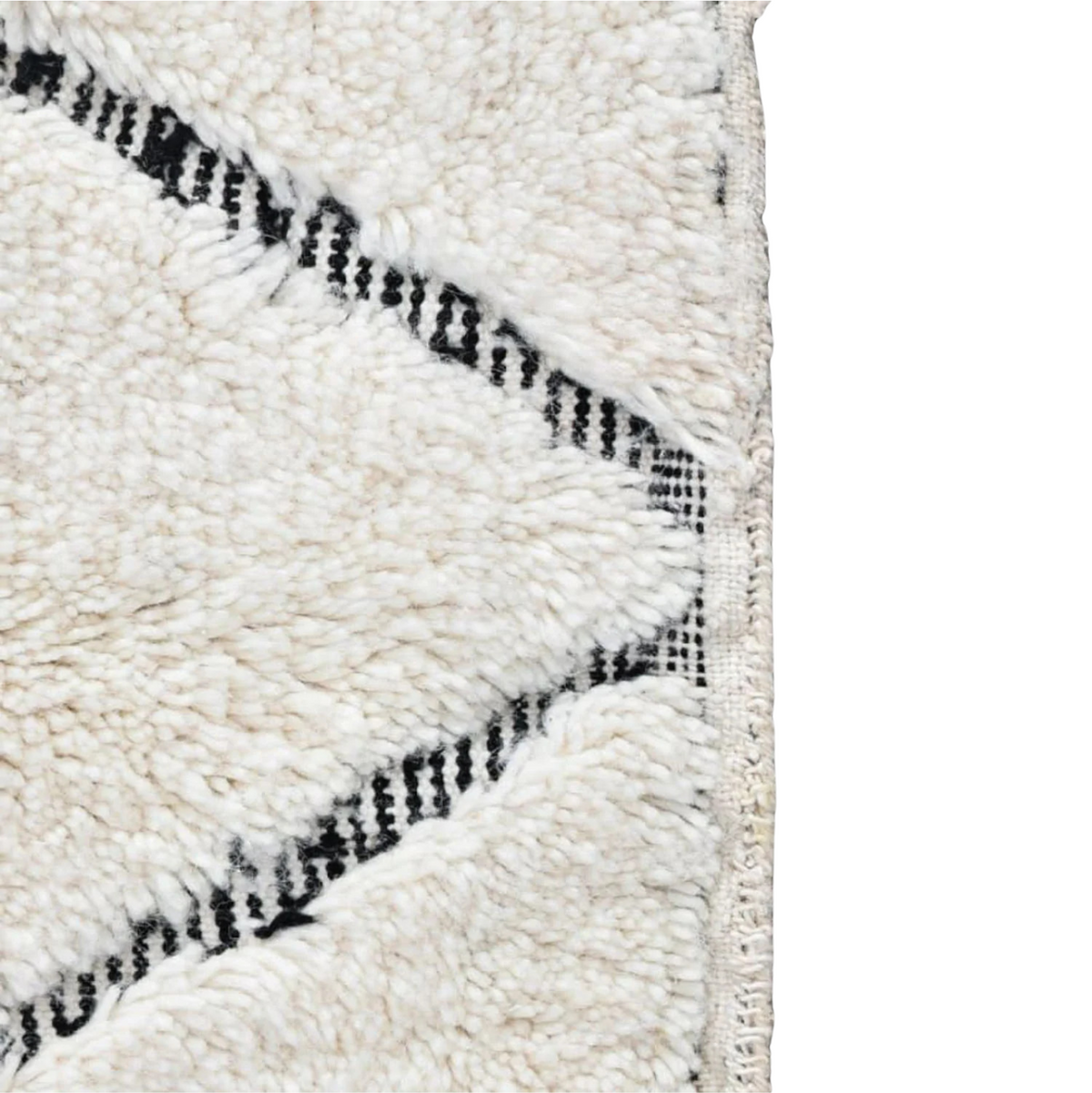 Idir Beni Ourain Moroccan Rug, Hand-Knotted Wool