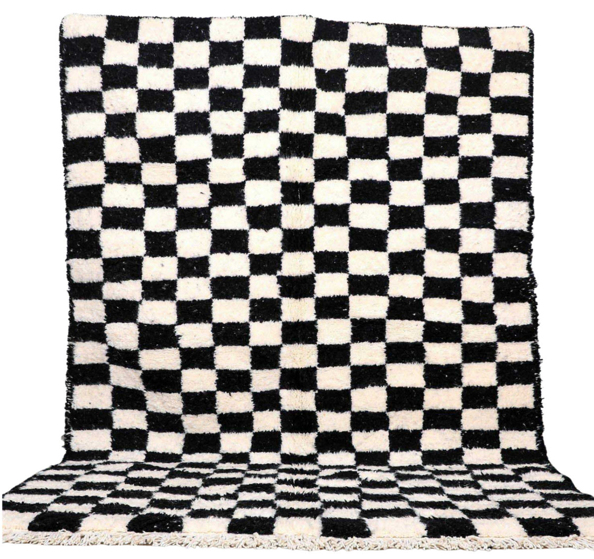 Igherm Beni Ourain Moroccan Rug, Hand-Knotted Wool