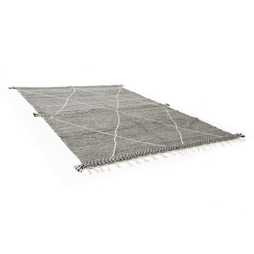 Bzou Kilim Moroccan Rug, Flat-Woven by Hand