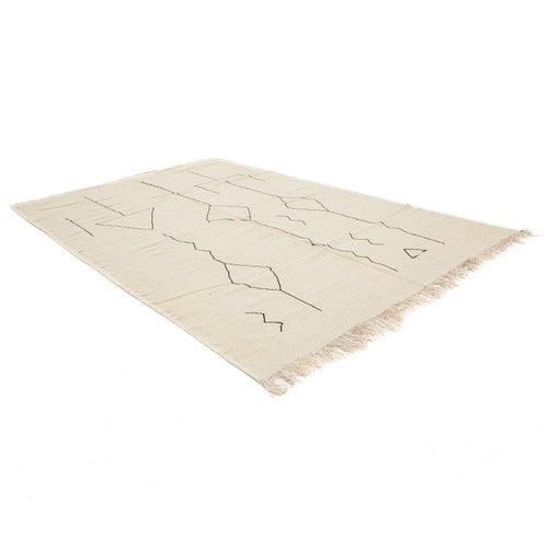 Midelt Kilim Moroccan Rug, Flat-Woven by Hand