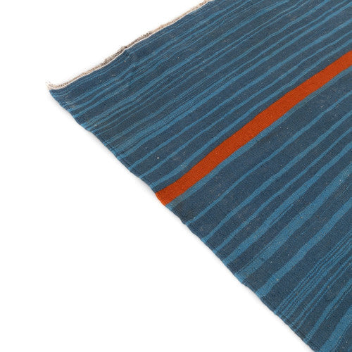 Tleta Kilim Moroccan Rug, Flat-Woven by Hand