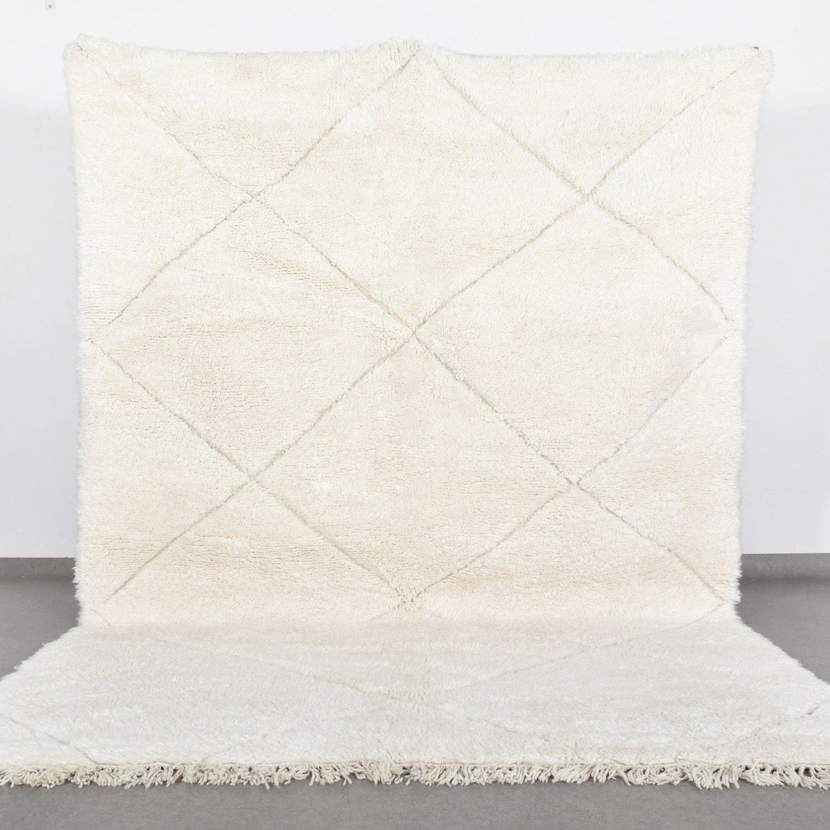 Zayane Beni Ourain Moroccan Rug, Hand-Knotted Wool