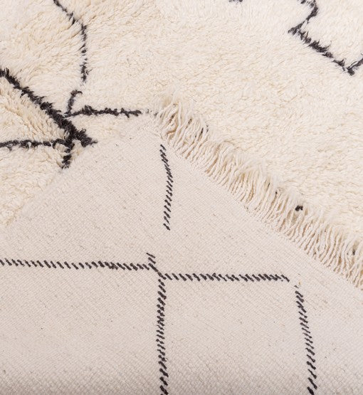 Anir Beni Ourain Moroccan Rug, Hand-Knotted Wool