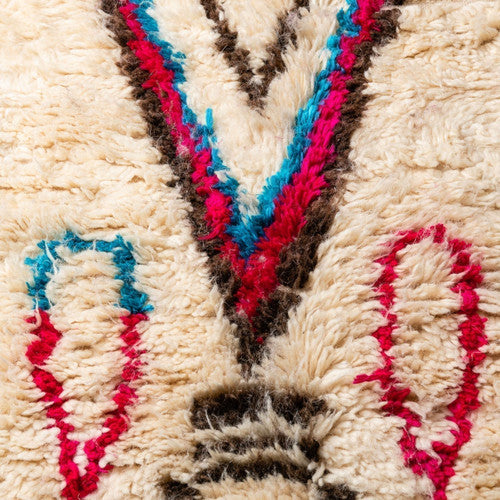 Zbair Azilal Moroccan Rug, Hand-Knotted Wool