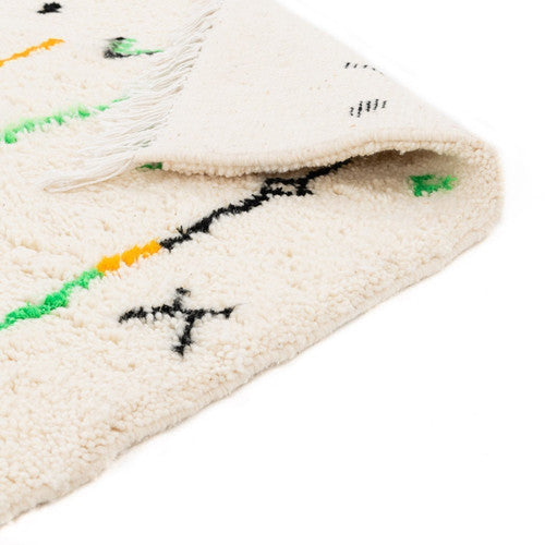 Ouassil Azilal Moroccan Rug, Hand-Knotted Wool