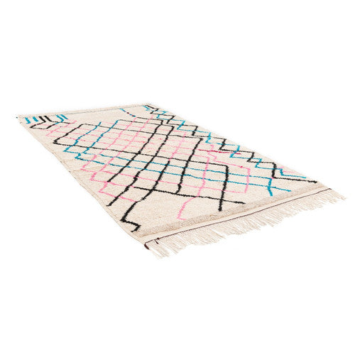 Zaher Azilal Moroccan Rug, Hand-Knotted Wool
