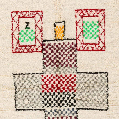 Wadi Azilal Moroccan Rug, Hand-Knotted Wool