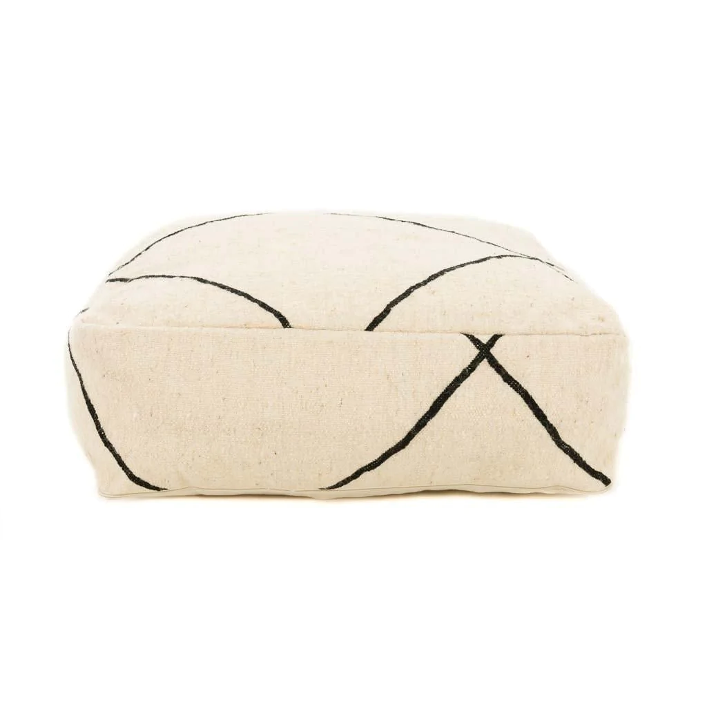 Handmade Moroccan Floor Cushion - Kilim