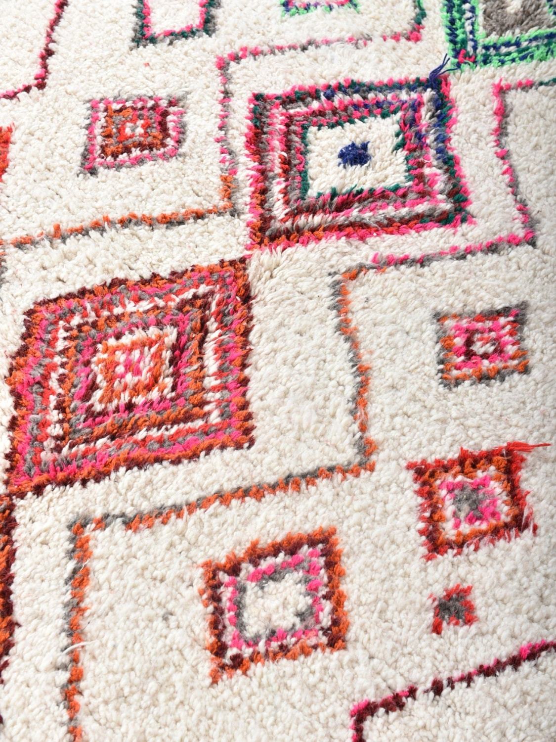 Zemzem Azilal Moroccan Rug, Hand-Knotted Wool