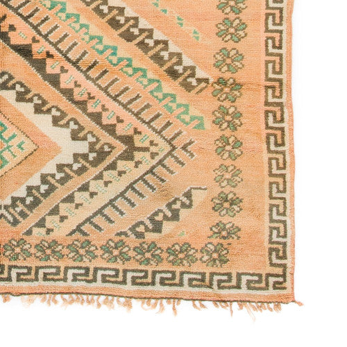 Tinfou Boujad Moroccan Rug, Hand-Knotted Wool