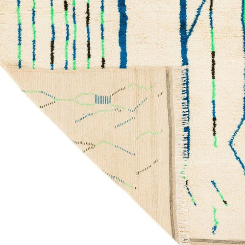 Aaliyah Azilal Moroccan Rug, Hand-Knotted Wool