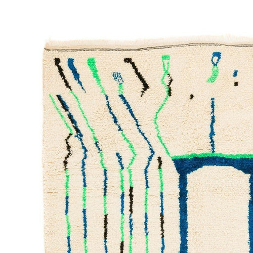 Aaliyah Azilal Moroccan Rug, Hand-Knotted Wool